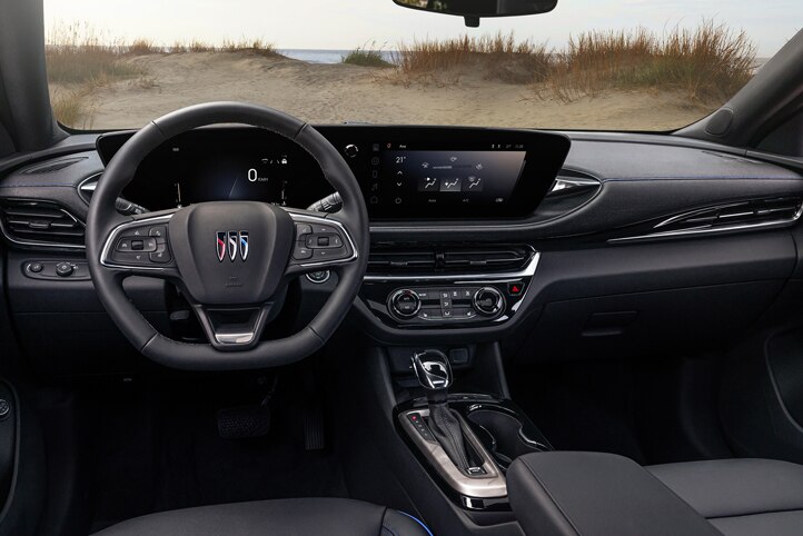 Volante de SUV premium Buick Envista 2026, totalmente calefactable para brindar máximo confort